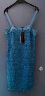 Expresso nieuwe lavendel blauw paarse broderie jurk S 37724