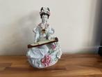 Japans porseleinen beeld Geisha 34 cm, Antiek en Kunst, Ophalen of Verzenden