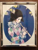 Mina Fujita Print - Pierrot met Fluit, Ophalen of Verzenden