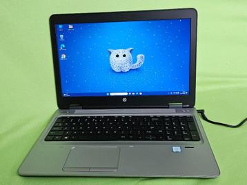 Zeer Nette HP 650 G3 Intel i5 7 gen 256 Gb SSD Win 10 of 11 beschikbaar voor biedingen