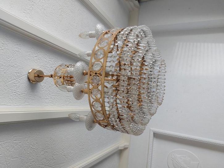 Nette kroonluchter, Huis en Inrichting, Lampen | Kroonluchters, Zo goed als nieuw, Metaal, Ophalen