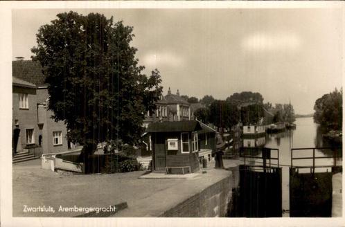 Zwartsluis - Arembergergracht, Verzamelen, Ansichtkaarten | Nederland, Gelopen, Overijssel, Voor 1920, Verzenden