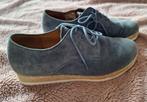 Blauwe suede veterschoenen zomer schoenen Gabor 37 4 IZGS, Schoenen met lage hakken, Gabor, Zo goed als nieuw, Verzenden