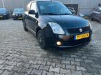 Suzuki Swift 1.3 5D 2009 Zwart, Auto's, Voorwielaandrijving, Euro 5, Stof, 40 €/maand