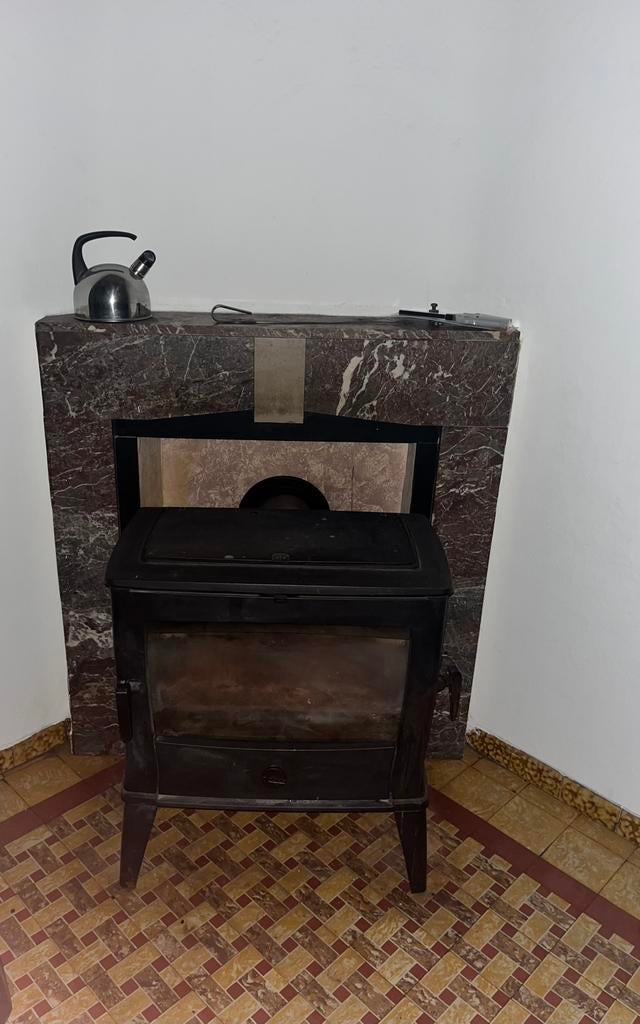 Sierschouw rondom kachel, Ophalen of Verzenden, Gebruikt, Vrijstaande haard