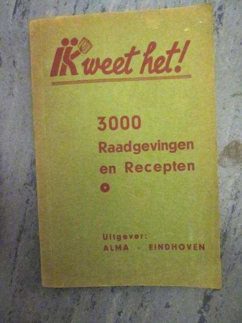 Ik weet het! 3000 raadgevingen en recepten 50er jaren, Antiek en Kunst, Antiek | Boeken en Bijbels, Verzenden