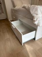 Twee opberglades voor Ikea bed Brimnes, Huis en Inrichting, Slaapkamer | Bedden, Wit, Ophalen of Verzenden, 200 cm, Hout