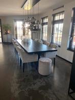 Keyser & Co eetkamertafel Loft 8 personen., Ophalen, 100 tot 150 cm, Eikenhout, 200 cm of meer