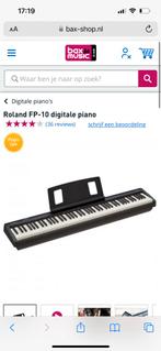 Roland fp10 BK nieuw in doos!, Muziek en Instrumenten, Keyboards, Roland, Ophalen of Verzenden, Zo goed als nieuw