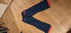 skibroek donkerblauw met neon roze detailsaat 146, Ophalen, Gebruikt, Meisje, Broek