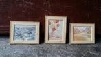 Lundby schilderijtjes vintage origineel 3 stuks, Ophalen of Verzenden, Gebruikt, Poppenhuis