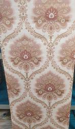 7771  vintage barok behang in roze en goudtinten swiet, Ophalen of Verzenden, 75 m² of meer, Beige