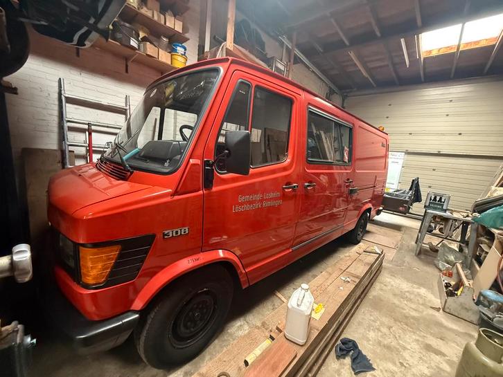 Mercedes-benz 308 lpg foodtruck camper, Caravans en Kamperen, Campers, Particulier, meer dan 6, Buscamper of Camperbus, Mercedes-Benz