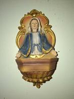 Wijwater bakje met Maria, Antiek en Kunst, Antiek | Religie, Ophalen