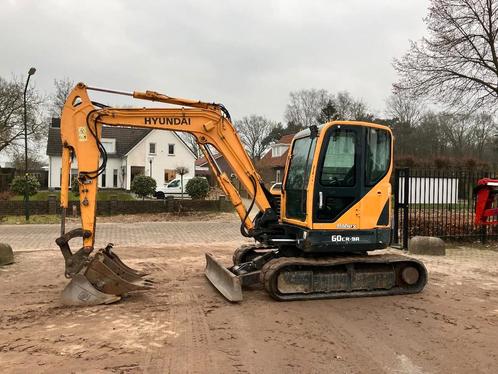 Te koop hyundai robex 60CR-9A midigraver/graafmachine, Zakelijke goederen, Machines en Bouw | Kranen en Graafmachines, Graafmachine