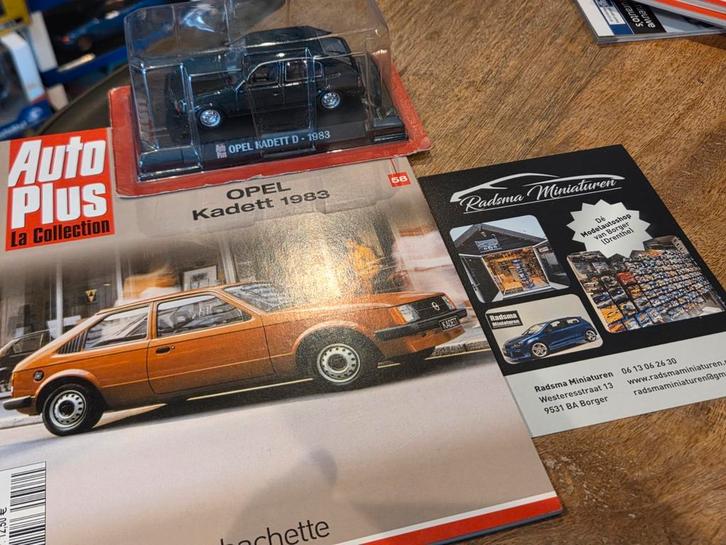 Opel kadett D 5drs - Groen - 1:43 AUTOPLUS, Hobby en Vrije tijd, Modelauto's | 1:43, Nieuw, Auto, Overige merken, Ophalen of Verzenden