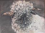 Wallis schaap schilderij 18x24 cm, Ophalen of Verzenden