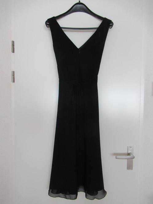 COCKTAIL JURK ZWART, Kleding | Dames, Jurken, Zo goed als nieuw, Maat 38/40 (M), Zwart, Onder de knie, Ophalen of Verzenden
