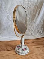 Vintage make-up spiegel, Minder dan 50 cm, Gebruikt, Rond, Ophalen of Verzenden