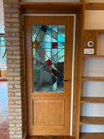 Mooie binnendeur met glas in lood, Ophalen, Gebruikt, 80 tot 100 cm, Binnendeur