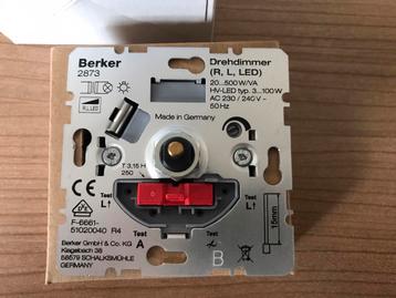 Berker 2873 - Dimmer (R, L, LED) - 3 stuks - ALS NIEUW! beschikbaar voor biedingen