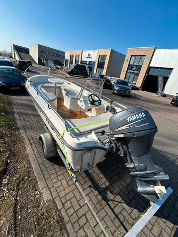 Snelvarende sloep 5 meter met 30 PK Yamaha motor  beschikbaar voor biedingen