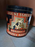 Groot Douwe Egberts blik vintage oud blik, Verzamelen, Blikken, Ophalen of Verzenden, Gebruikt, Koffie, Douwe Egberts