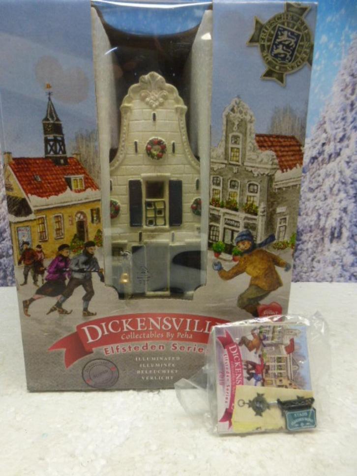 dickensville elfsteden Slagerij Sloten kerstdorp kersthuisje, Diversen, Kerst, Zo goed als nieuw, Ophalen of Verzenden