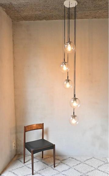 RAAK Cascade lamp met 5 Bollen model B-1120.00 beschikbaar voor biedingen