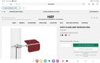 HAY Apex klemlamp maroon red 2x, Huis en Inrichting, Lampen | Tafellampen, Ophalen, Zo goed als nieuw, Minder dan 50 cm