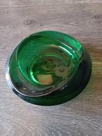 Groene glazen schaal, Murano stijl, Antiek en Kunst, Ophalen of Verzenden