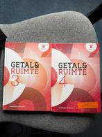 Getal & Ruimte Wiskunde B VWO deel 3 & 4, Boeken, Schoolboeken, Ophalen of Verzenden, Zo goed als nieuw, VWO, Wiskunde B