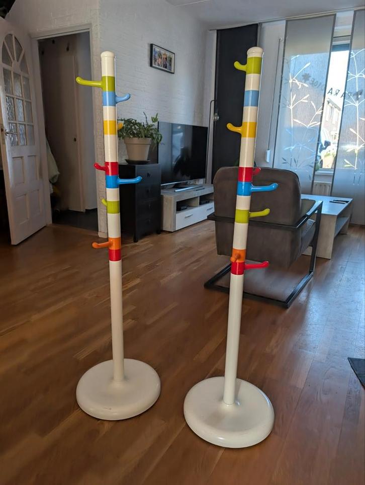 IKEA Krokig Kapstok - Kleurrijk Design, Huis en Inrichting, Woonaccessoires | Kapstokken, Gebruikt, Staande kapstok, 100 tot 150 cm