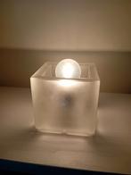 Lamp in de vorm van een ijsblokje, Ophalen of Verzenden, Glas, Minder dan 50 cm