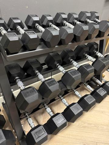To the Max Hexagon Dumbells! Fitness gewichten/weights beschikbaar voor biedingen