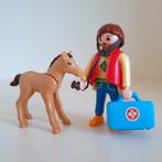 Playmobil dierenarts met veulen 5820, Ophalen of Verzenden, Zo goed als nieuw, Complete set