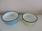 twee emaille bakjes, Antiek en Kunst, Antiek | Emaille, Ophalen of Verzenden