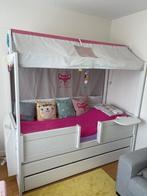 Lifetime Kids bed met dak, Logeerbed en Bedlade, Kinderen en Baby's, Kinderkamer | Bedden, Ophalen, 85 tot 100 cm, Zo goed als nieuw