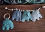 Nieuw! Wagenspanner olifantjes met rammelaar/ bijtring, Ophalen of Verzenden, Nieuw
