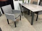 4 Summer Garden dinningstoel Lourdes + Sens-Line Florance, Ophalen of Verzenden, Nieuw, Wicker, Tuinset