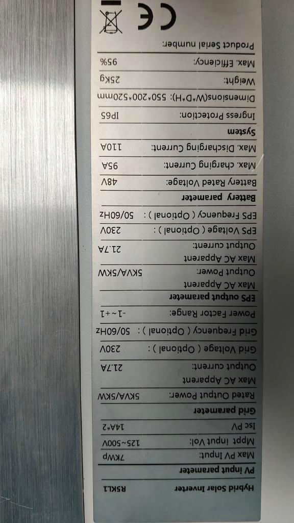 MegaRevo 5kw / 8kw, Doe-het-zelf en Verbouw, Zonnepanelen en Toebehoren, Zo goed als nieuw, Overige typen, Ophalen of Verzenden