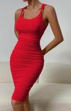Mooie rode stretch jurk maat 36, NIEUW! CADEAUTIP!, Verzenden, Nieuw, Maat 36 (S), Rood