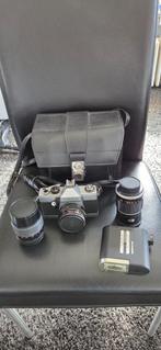 Praktica Super TL2 met extra lenzen, flitser en tas, Audio, Tv en Foto, Fotocamera's Analoog, Ophalen of Verzenden, Gebruikt, Spiegelreflex
