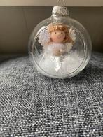 Glazen kerstbal, Diversen, Kerst, Ophalen of Verzenden, Zo goed als nieuw