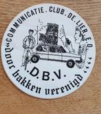 Sticker Communicatie Club D.B.V, DE LIER e.o. piraat zender, Ophalen of Verzenden