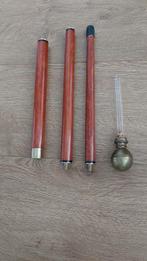 wandelstok in 3 delen incl.  drankhouder, Diversen, Wandelstokken, Ophalen, Zo goed als nieuw