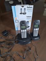 Profoon PDX-1120 DECT Telefoon Duo, Ophalen of Verzenden, Gebruikt, 2 handsets, Stralingsarm
