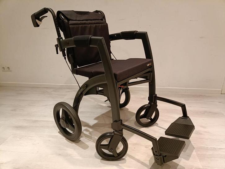 Rollz Motion2 rollator en rolstoel inéén incl Servicebeurt., Diversen, Rolstoelen, Zo goed als nieuw, Duwrolstoel, Inklapbaar