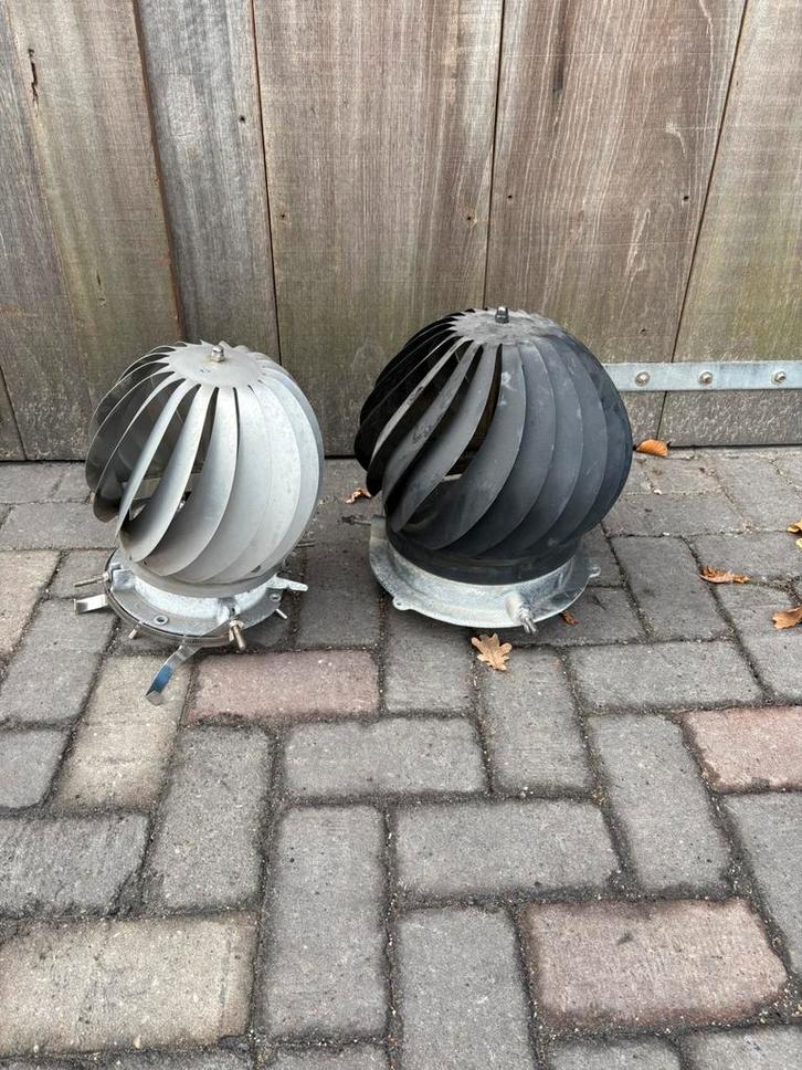 RVS rotorkap, Doe-het-zelf en Verbouw, Ventilatie en Afzuiging, Zo goed als nieuw, Ventilator en Afzuiger, Ophalen of Verzenden