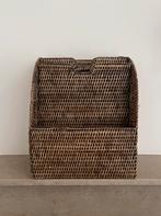 Rotan Birma riet naturel 4-vaks organizer postvak krantenbak, Ophalen of Verzenden, Gebruikt